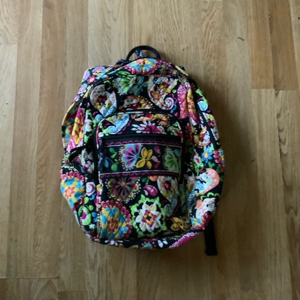 Vera Bradley x Disney Parks Mickey & Minnie floral backpack